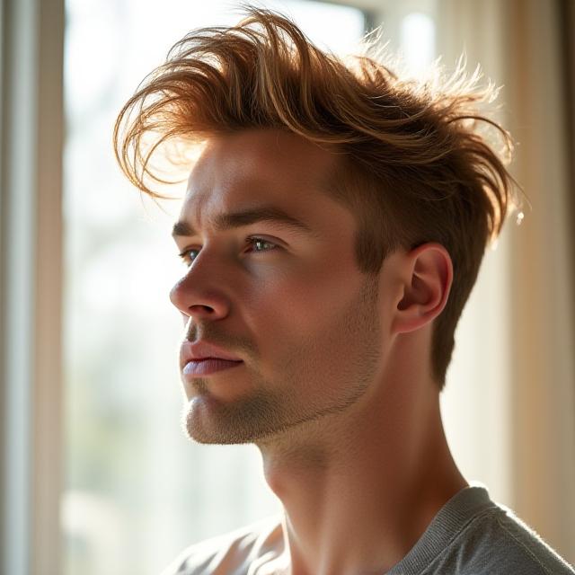 Coupe Soft Quiff avec beaucoup de mouvement et de volume
